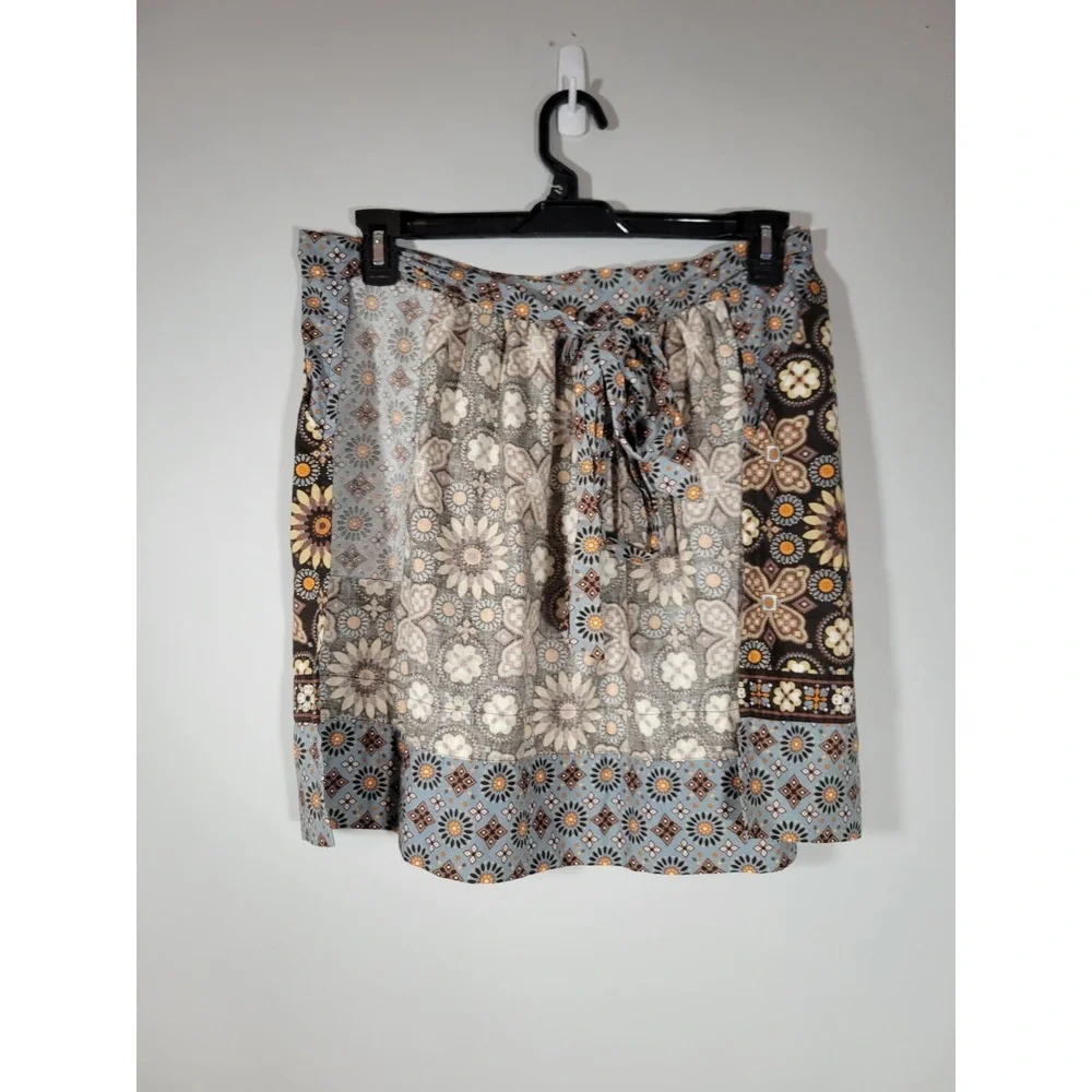 Vera Bradley Half Apron Canyon Brown Blue Orange Design‎